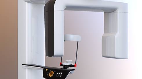 3D dental scan on screen at Novi implant office 